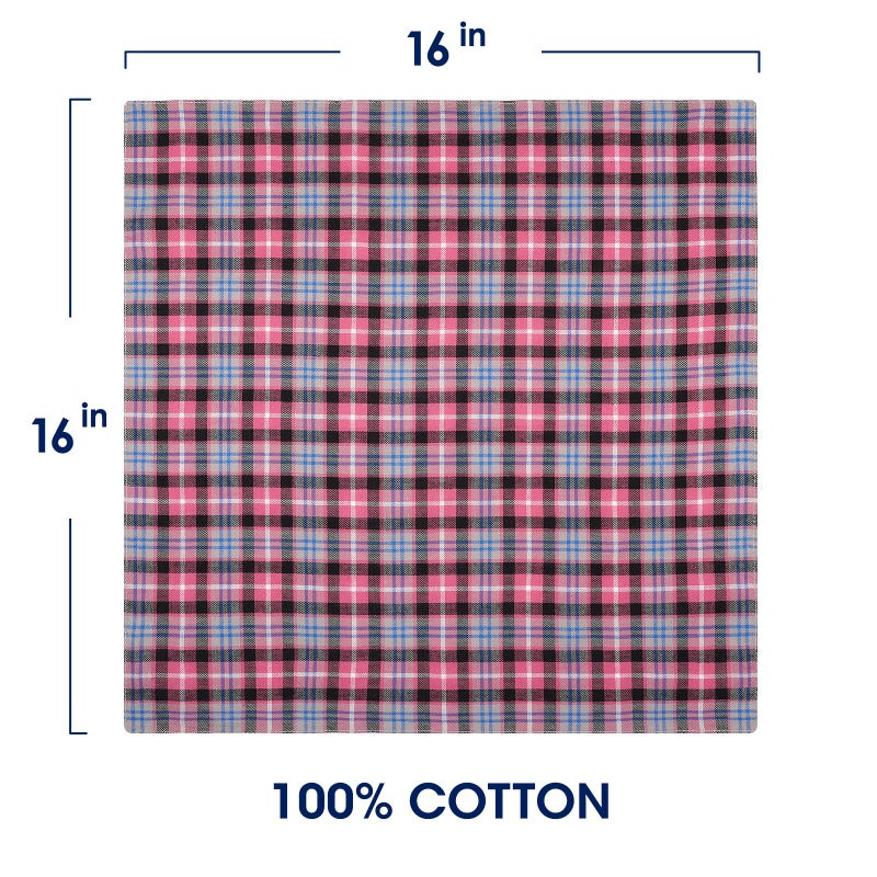Zenssia Handkerchiefs Mens 100% Cotton Soft 6 Piece Gift Set - Image 3